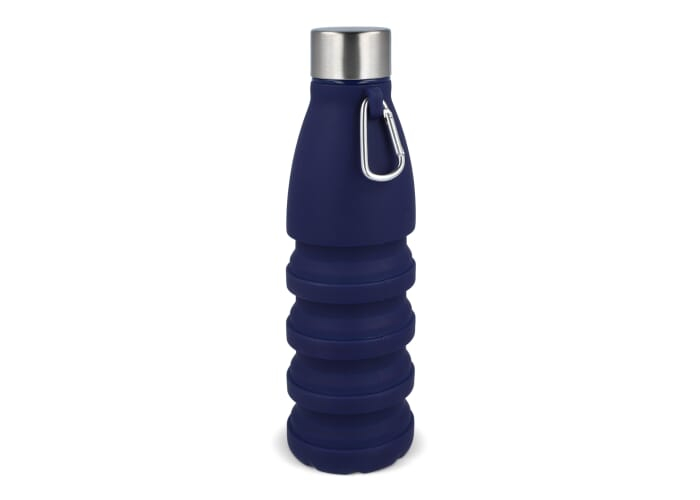 Gourde pliable 550 ml personnalisable Bleu foncé